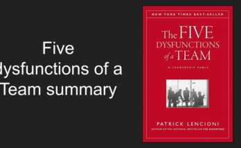 five dysfunctions of a team summary