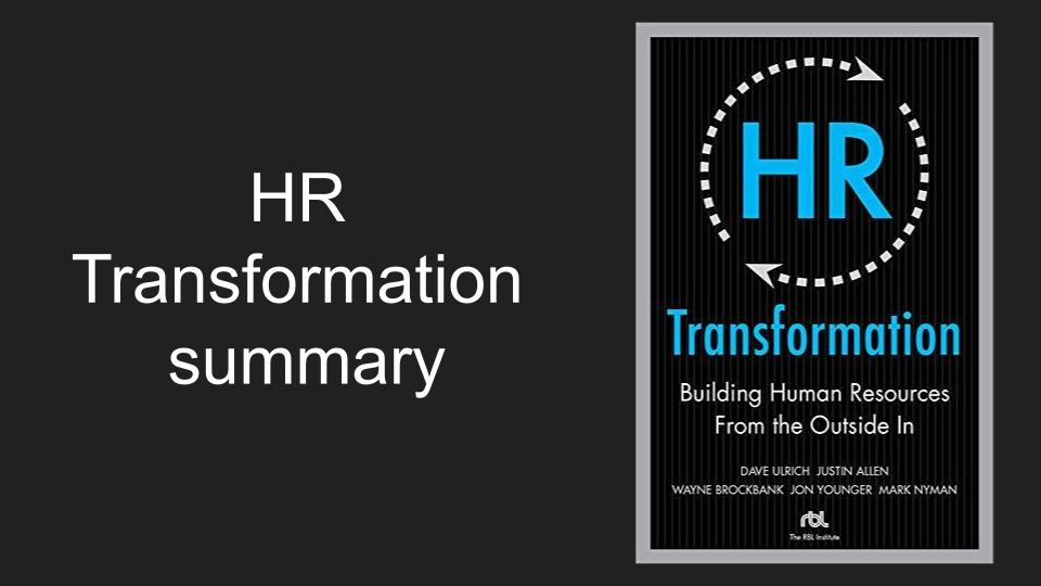 hr transformation case study